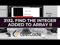 3132 Find the Integer Added to Array II - Bruteforce O n 3 to Optimal O nlogn Weekly contest 395