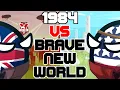 Download Lagu 1984 vs. Brave New World | Orwell vs. Huxley | Polandball/Countryball Dystopian Literature
