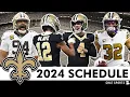 New Orleans Saints 2024 NFL Schedule Opponents And Instant Analysis