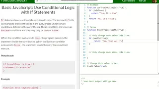 Basic JavaScript Use Conditional Logic with If Statements free code camp Dani