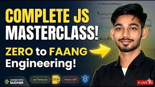 Master JavaScript From Scratch to Advanced Level Live Mega Class by Sudhir Sir