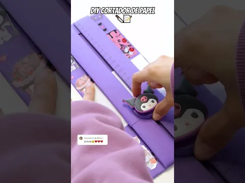 🔪DIY Cortador de Papel 🗒️! #papercrafts #cutecrafts #diycrafts #diy#craft#crafts#viral#cute#trending