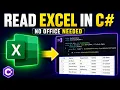 Read MS Excel Files in C with ExcelDataReader Visual Studio