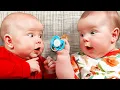Download Lagu A MUST: Funniest Twin Babies Compilation - Cute Twins Baby Video || COOL PEACHY🍑