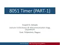 8051 Timer-Part 1 by Prof Swapnil Ambade