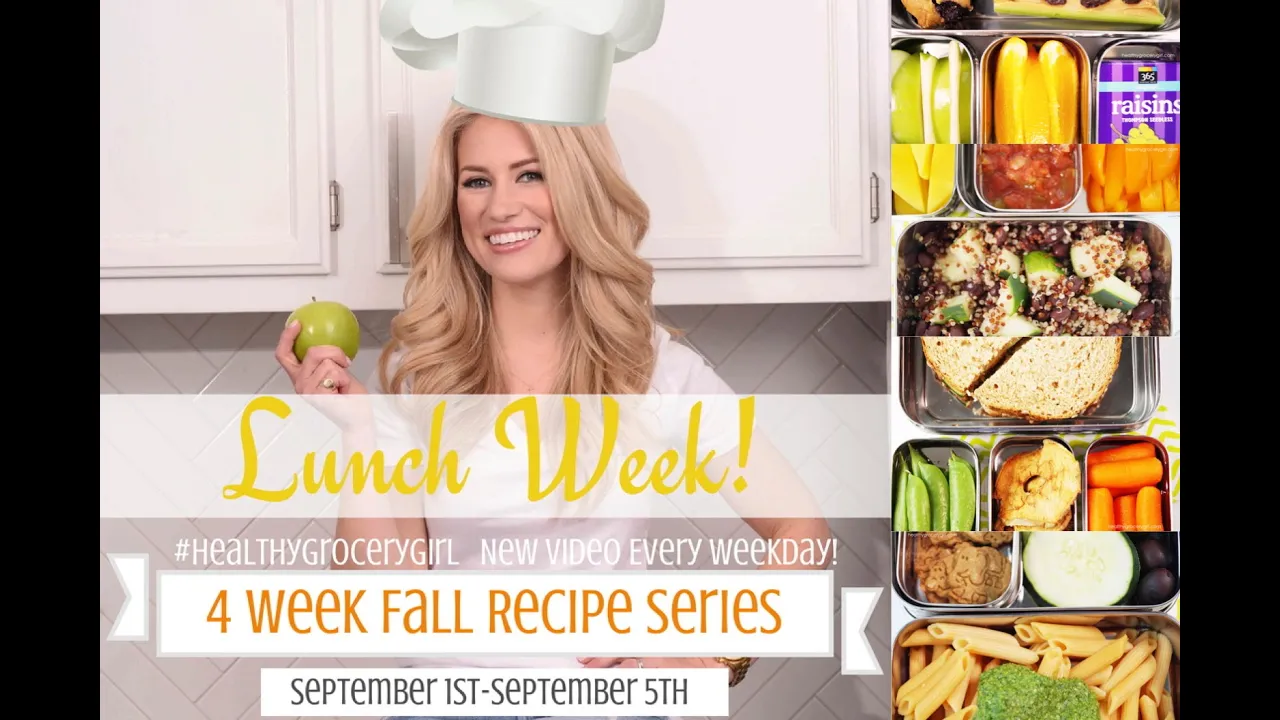 Fall Recipe Series: Quick Healthy Lunch Ideas for Back To School   Healthy Grocery Girl Show