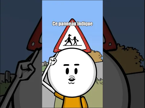 @thomasdelvaux - Ce panneau indique quoi ? 👀 #shorts #animation #humour #drole #sketch