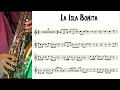 Download Lagu La Isla Bonita - Partitura - Sax Alto