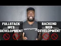 Frontend vs Backend vs Fullstack Web Development - What should you learn