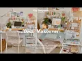 Aesthetic Desk Makeover IKEA haul stationery organization Pinterest Korean-inspired