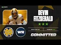 WATCH WR Devin Fitzgerald Commits to Notre Dame Son of NFL Hall of Famer Larry Fitzgerald