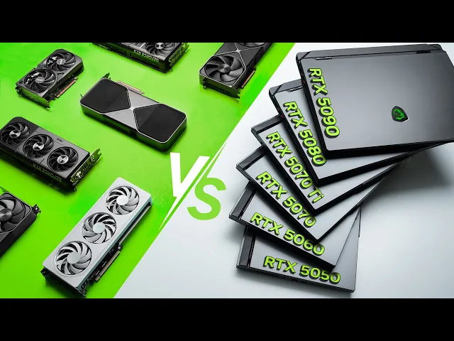 I Tested EVERY Desktop vs Laptop GPU - A Definitive Performance Comparison