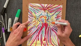 Queer Coloring Book Drawing Demo All the emotion