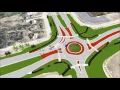 MnDOT Oversized Vehicle Simulation for Hwy 169 Hwy 37 Hibbing Roundabout