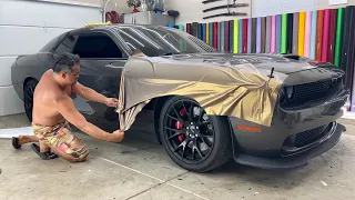 SHADOW GOLD Challenger Hellcat ASMR Wrap Guide The Hardest Parts In REAL TIME