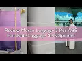 Review Merax Luggage 3 Pcs ABS Hardside Luggage Sets Spinner Wheels Suitcases