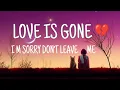 Download Lagu Love Is gone ( I m sorry don't leave me ) - SLANDER FT. DAYLAN METHEW | LYRICS| TOP ENGLISH SONGS 