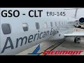 TRIP REPORT American Eagle opb Piedmont Airlines ERJ-145 Economy Greensboro - Charlotte