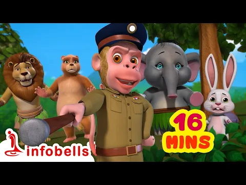 Download MP3 Akkad Bakkad Bambe bo \u0026 more | Hindi rhymes for Children | Infobells