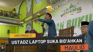 Download UAS EMOSI ‼️ USTADZ LAPTOP SUKA BID’AHKAN MAULID | Masjid Agung Binjai | Ustadz Abdul Somad MP3