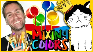  mixing colors art and painting song for kids mooseclumps kids learning songs