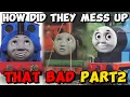 Engines With WRONG FACES PART 2 Mistakes in Thomas Friends FT trackmastertomy