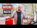 HOW TO MIX GAS AND OIL FOR STIHL CHAINSAW