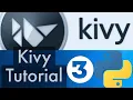 Python Kivy Tutorial 3 - Working with buttons in Kivy