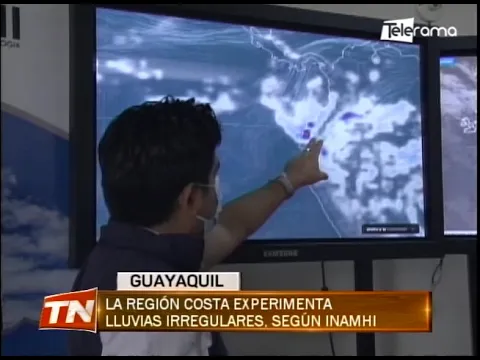La región Costa experimenta lluvias irregulares, según Inamhi