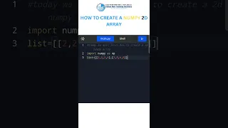 Mastering Numpy Creating a Two-Dimensional Array Like a Pro