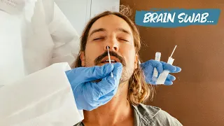 A BRAIN swab.. and then WE’RE FREE to Explore the Azores!