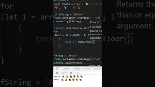Randomize The Elements Of An Array - Javascript