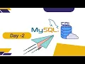 SQL Basics Day 2 - Create Delete Use Databases Create Insert Tables Full Beginner Guide