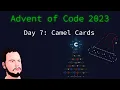 Advent of Code 2023 Python - Day 7 Camel Cards