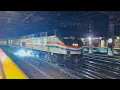 NY Penn Station Amtrak Northeast Corridor Trains 2025 - 1 5 HR COMPILATION