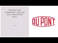 DuPont de Nemours DD Q4 2022 Earnings Call