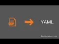 How to Convert HTML table code to YAML online