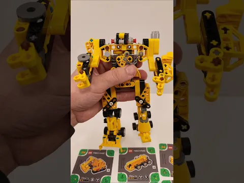 LEGO Technic Small G1 Devastator MOC (42233)[291 pcs] Finished #shorts @TopBrickBuilder