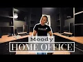 MODERN and MOODY office build part 1 Custom Desk with Home Depot Cabinets House to Home Update