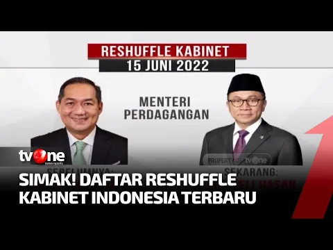 Daftar Menteri Baru yang Dilantik Presiden Jokowi Hari Ini