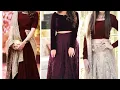 2023 Latest #Velvet Lehenga Choli Design #Velvet Crop Top With Lehenga Velvet Chaniya Choli Design