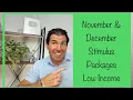 November December Stimulus Packages for the Low Income
