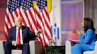 Former Pres Trump speaks at NABJ convention in Chicago