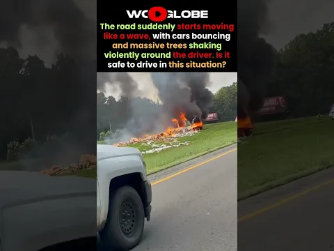 Traffic Was Moving on I-65… Then THIS Went Up in Flames! 😳🔥