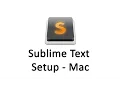 Sublime Text 3 - Configuration Mac