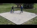 Paver Patio Start to Finish