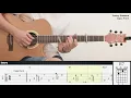 drunk - keshi | Fingerstyle Guitar | TAB + Chords + Lyrics