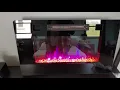 GOFLAME 30 Inch Electric Fireplace Recessed and Wall Mounted Review Really impressive fireplace