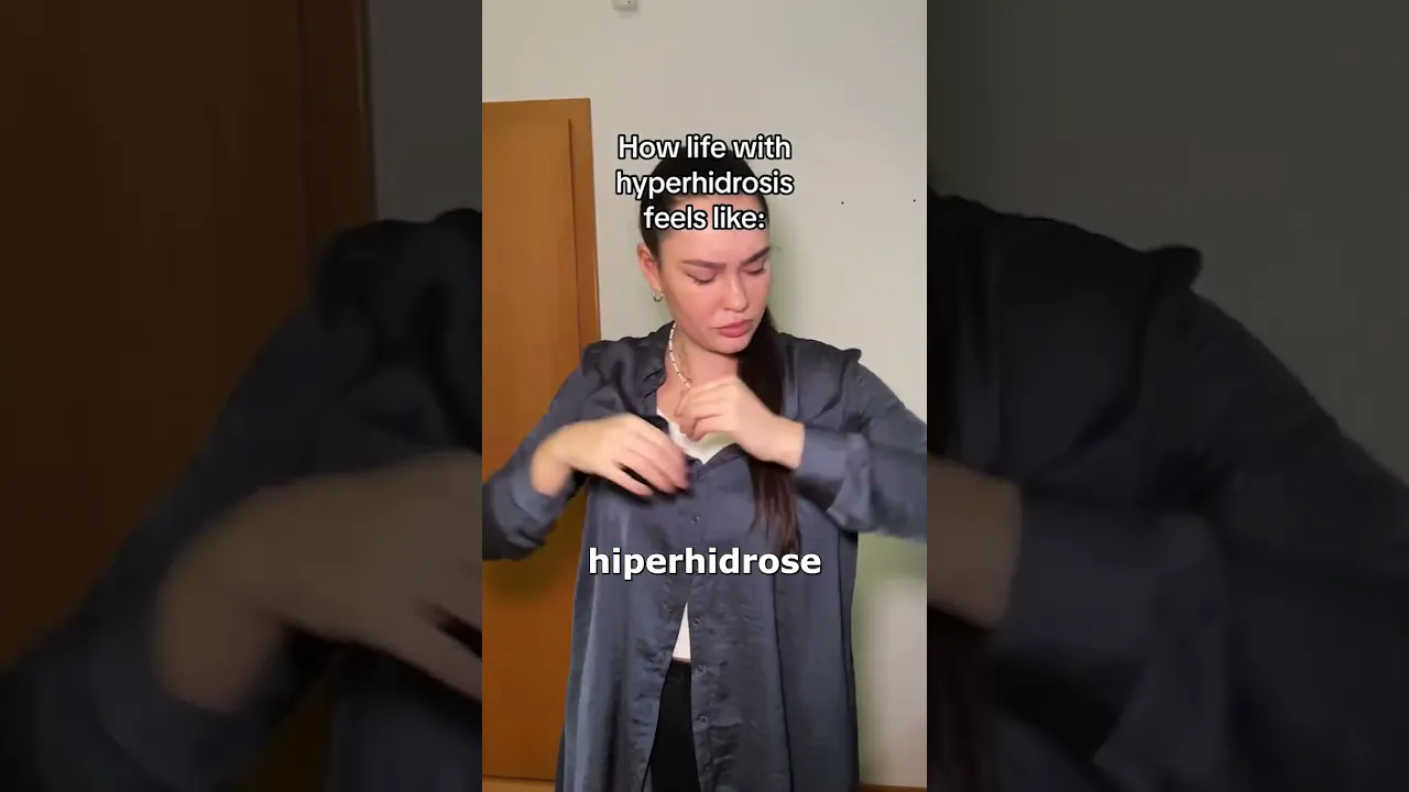 ela tem hiperhidrose
