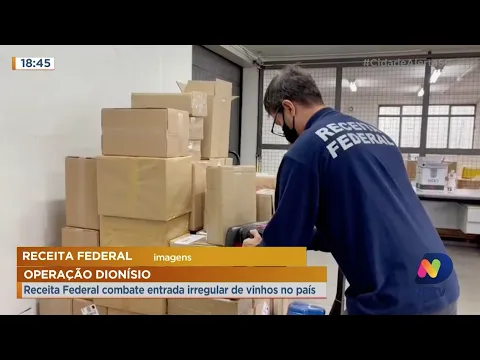 Operação da Polícia Federal combate entrada ilegal de vinhos no país